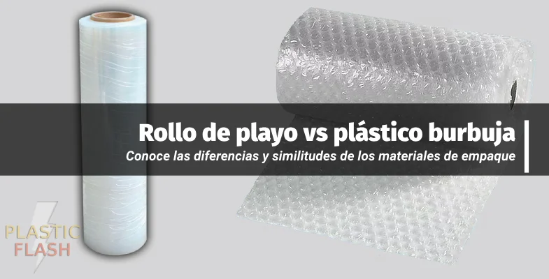 rollo de playo vs plastico burbuja